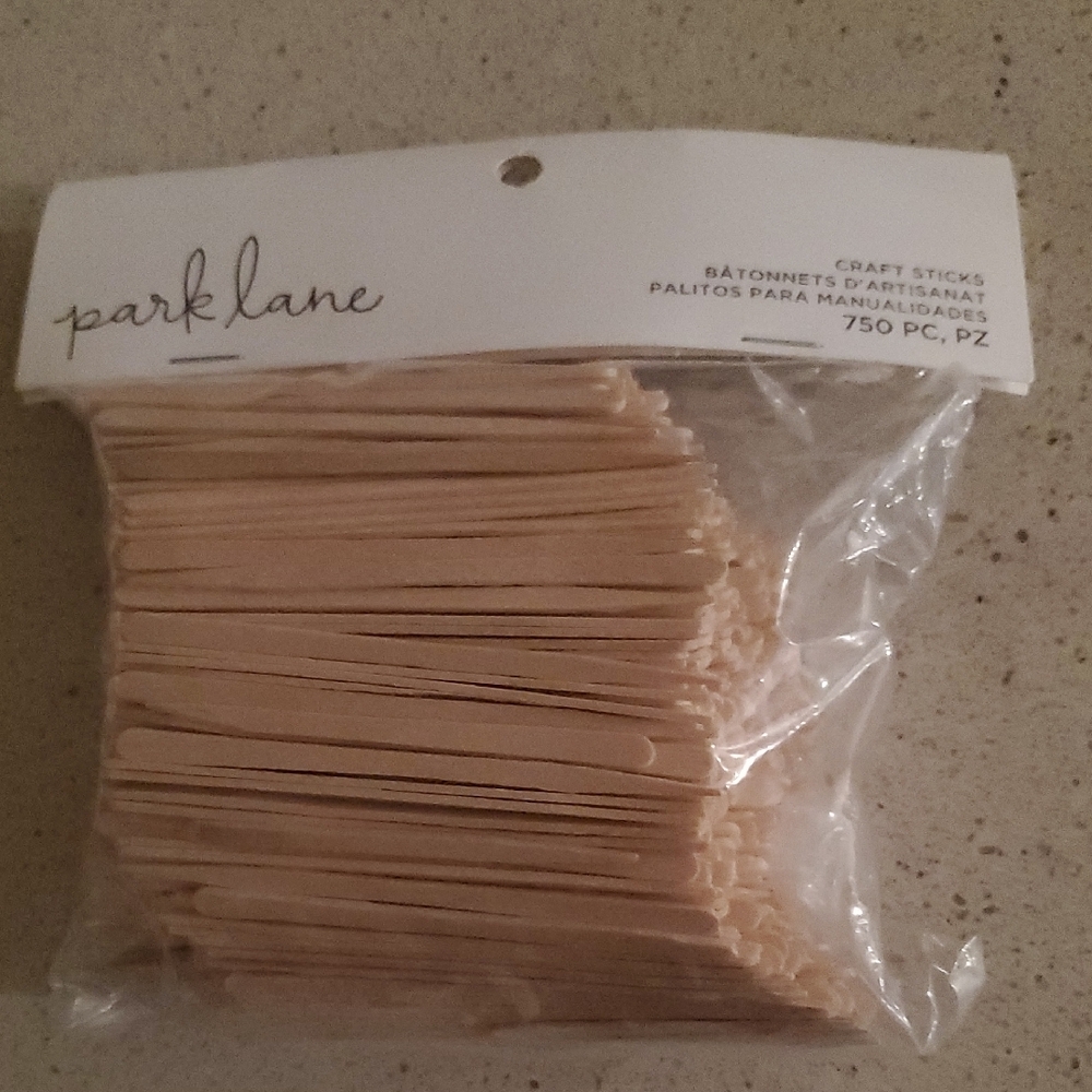Park Lane Tan Craft Sticks - 750 Pieces